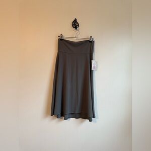 LuLaRoe Charcoal A-Line Skirt
